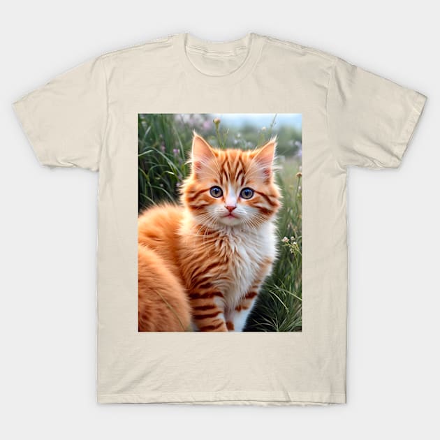 Cute Kittens Beautiful Cats T-Shirt by PlanetMonkey